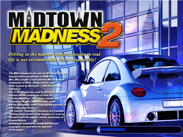 Midtown Madness 2 Microsoft Windows PC CD-PC Gamez USA