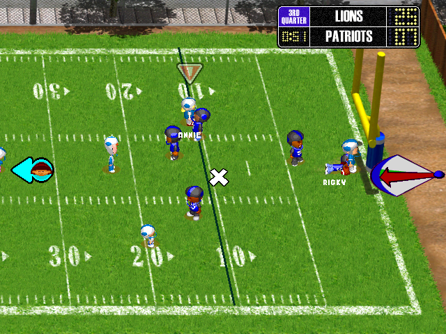 Backyard Football 2002 Microsoft Windows PC CD-PC Gamez USA