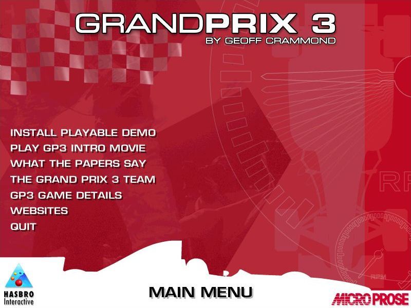 Grand Prix 3 2000 Microsoft Windows PC CD-PC Gamez USA