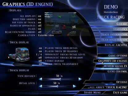 Mercedes-Benz Truck Racing Microsoft Windows PC CD-PC Gamez USA