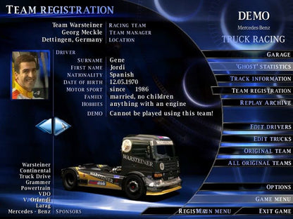 Mercedes-Benz Truck Racing Microsoft Windows PC CD-PC Gamez USA