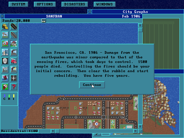SimCity Enhanced CD-ROM Microsoft Windows PC CD-PC Gamez USA