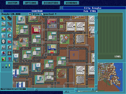 SimCity Enhanced CD-ROM Microsoft Windows PC CD-PC Gamez USA