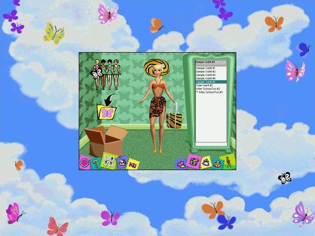 Barbie COOL LOOKS Fashion Designer Microsoft Windows PC CD-PC Gamez USA