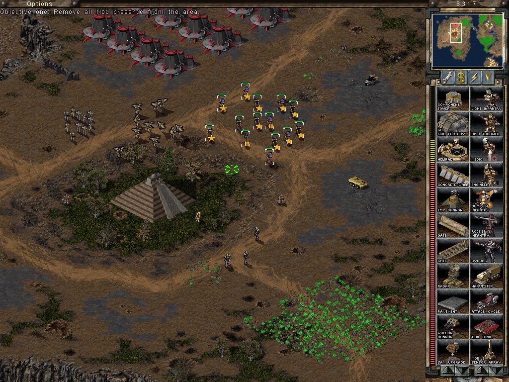 Command & Conquer Tiberian Sun Disc 1 - 2 Microsoft Windows PC CD-PC Gamez USA