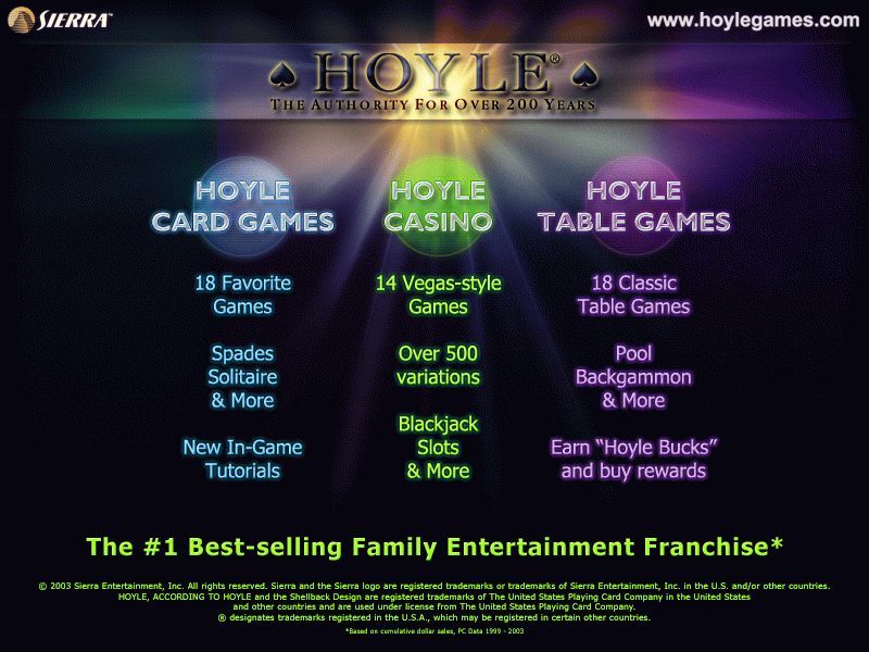 Hoyle Table Games 2004 Microsoft Windows PC CD-PC Gamez USA