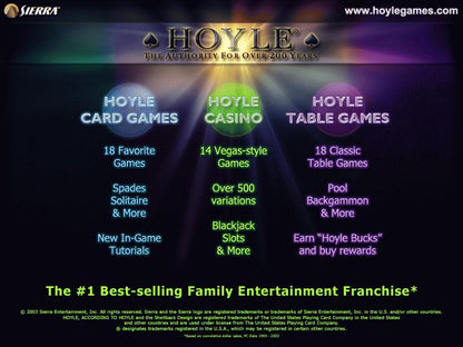 Hoyle Table Games 2004 Microsoft Windows PC CD-PC Gamez USA
