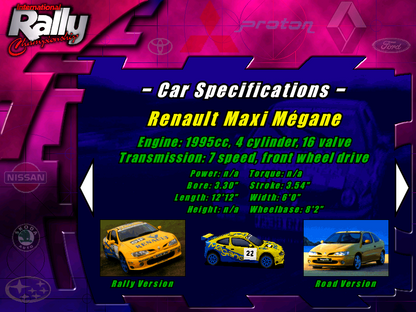 International Rally Championship Microsoft Windows PC CD-PC Gamez USA