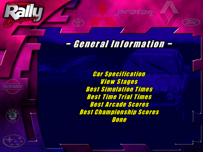 International Rally Championship Microsoft Windows PC CD-PC Gamez USA
