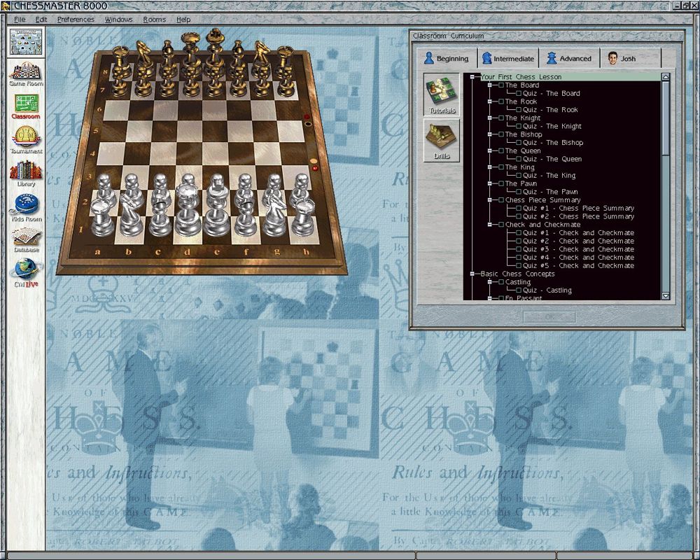 Chessmaster 8000 Disc 1-2 Microsoft Windows PC CD-PC Gamez USA