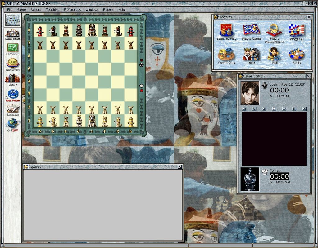 Chessmaster 8000 Disc 1-2 Microsoft Windows PC CD-PC Gamez USA