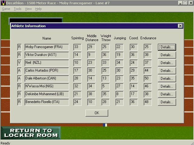 Caitlyn Jenner's World Class Decathlon Microsoft Windows PC CD-PC Gamez USA