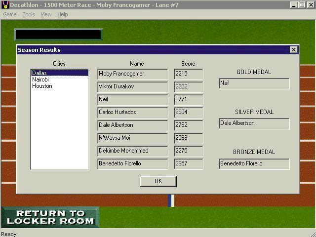 Caitlyn Jenner's World Class Decathlon Microsoft Windows PC CD-PC Gamez USA