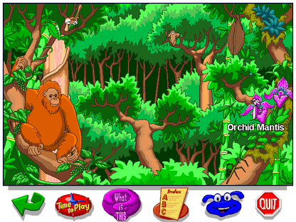 Let's Explore the Jungle with Buzzy Microsoft Windows PC CD-PC Gamez USA