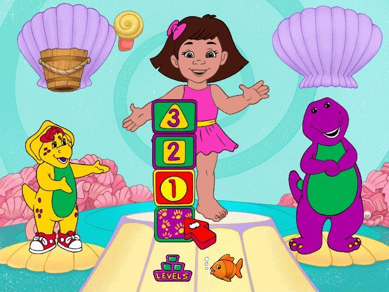 BARNEY UNDER THE SEA Microsoft Windows PC CD-PC Gamez USA