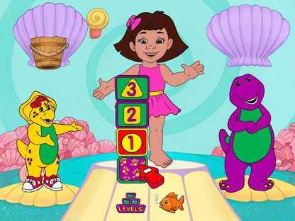 BARNEY UNDER THE SEA Microsoft Windows PC CD-PC Gamez USA