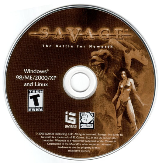 Savage The Battle for Newerth Microsoft Windows PC CD-PC Gamez USA