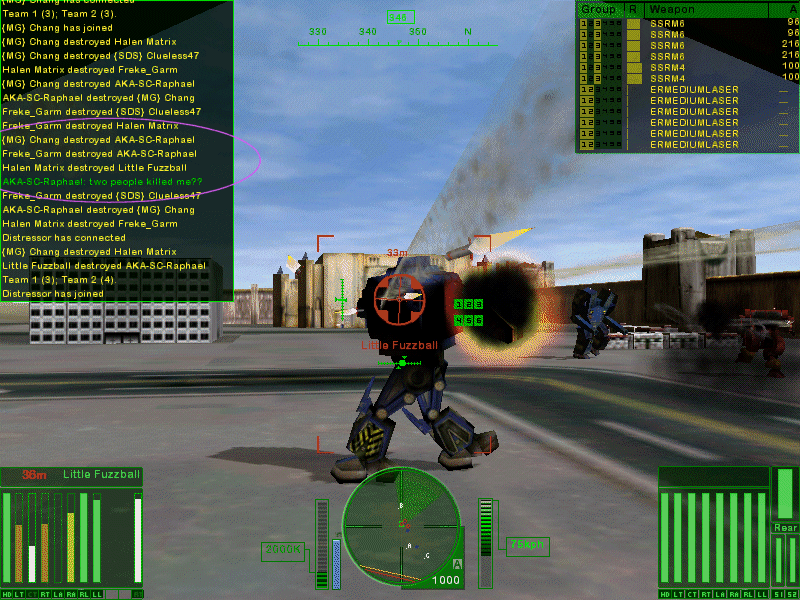MechWarrior 4 Vengeance Disc 1 -2 Microsoft Windows PC CD-PC Gamez USA