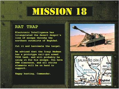 Gulf War Operation Desert Hammer Microsoft Windows PC CD-PC Gamez USA