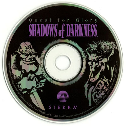 Quest for Glory Shadows of Darkness Microsoft Windows PC CD-PC Gamez USA