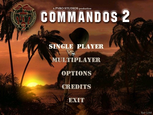 Eidos Commandos 2 Men of Courage Disc 1 - 2 Microsoft Windows PC CD-PC Gamez USA