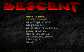 Descent Microsoft Windows PC CD-PC Gamez USA