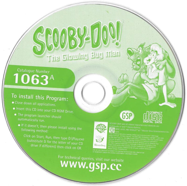 Scooby Doo Case File 1 The Glowing BugMan Microsoft Windows PC CD-PC Gamez USA