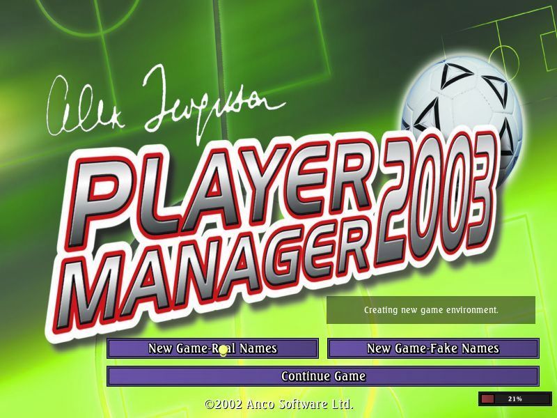Player Manager 2003 Microsoft Windows PC CD-PC Gamez USA