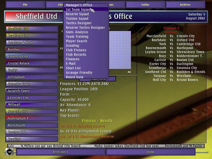 Player Manager 2003 Microsoft Windows PC CD-PC Gamez USA