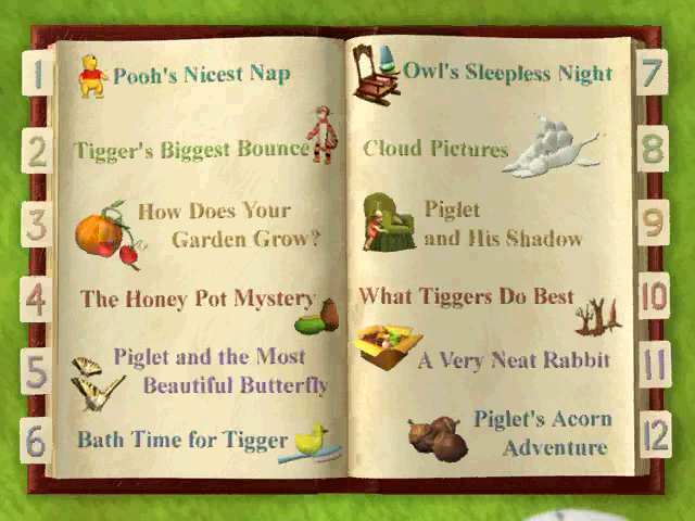 Disney The Book Of Pooh A Story Without a Tail Microsoft Windows PC CD-PC Gamez USA