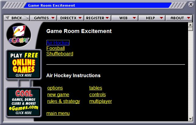 GameRoom Excitement Microsoft Windows PC CD-PC Gamez USA
