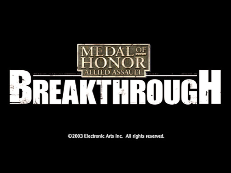 Medal of Honor Allied Assault Breakthrough Microsoft Windows PC CD-PC Gamez USA