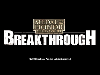 Medal of Honor Allied Assault Breakthrough Microsoft Windows PC CD-PC Gamez USA