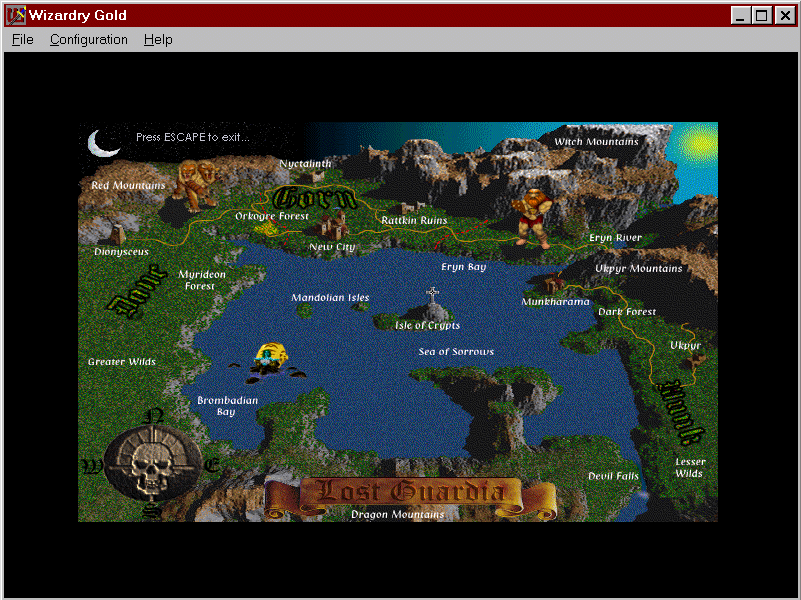 Wizardry Gold Microsoft Windows PC CD-PC Gamez USA