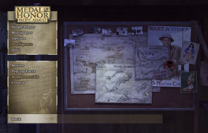 Medal of Honor Pacific Assault Microsoft Windows PC DVD-PC Gamez USA