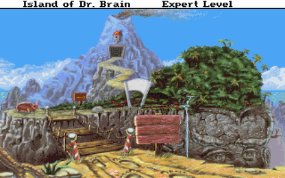 The Island of Dr. Brain Microsoft Windows PC CD-PC Gamez USA