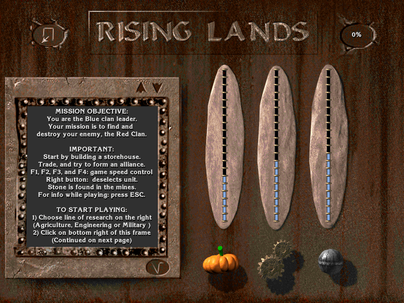 Rising Lands Microsoft Windows PC CD-PC Gamez USA