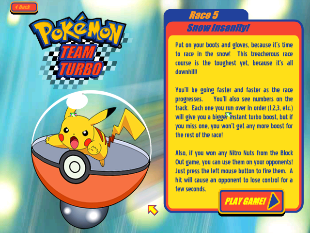 Pokémon Team Turbo Microsoft Windows PC CD-PC Gamez USA