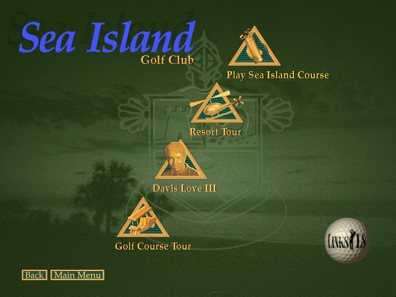 Links LS Tour Player - Davis Love III at Sea Island - The Cloister Microsoft Windows PC CD-PC Gamez USA