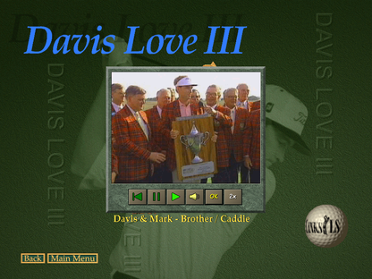 Links LS Tour Player - Davis Love III at Sea Island - The Cloister Microsoft Windows PC CD-PC Gamez USA