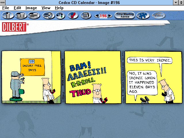 Dilbert - Not Just a Calendar Microsoft Windows PC CD-PC Gamez USA