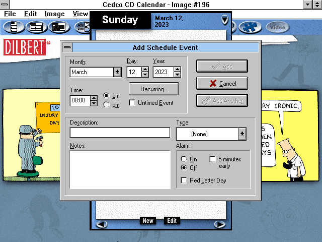 Dilbert - Not Just a Calendar Microsoft Windows PC CD-PC Gamez USA