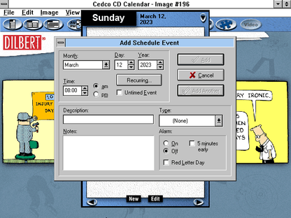 Dilbert - Not Just a Calendar Microsoft Windows PC CD-PC Gamez USA