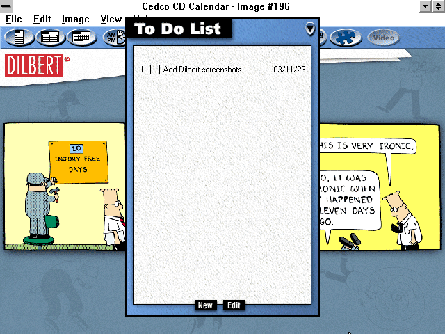 Dilbert - Not Just a Calendar Microsoft Windows PC CD-PC Gamez USA