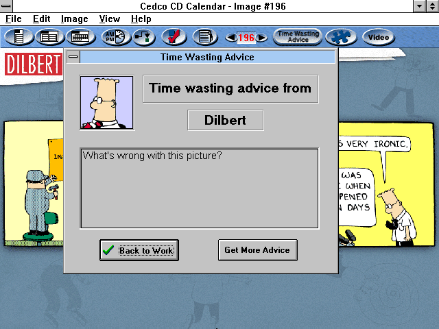 Dilbert - Not Just a Calendar Microsoft Windows PC CD-PC Gamez USA