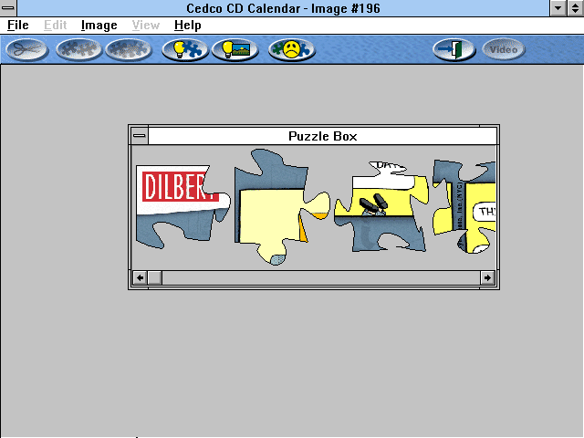 Dilbert - Not Just a Calendar Microsoft Windows PC CD-PC Gamez USA
