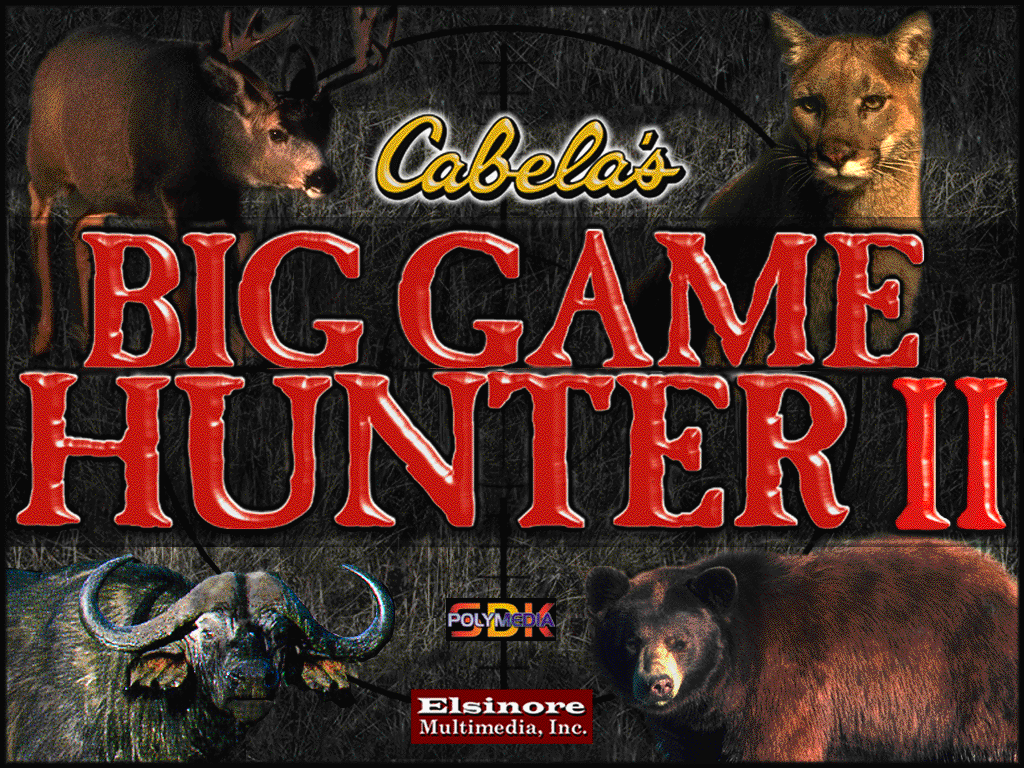 Cabela's Big Game Hunter II Disc 1-2 Microsoft Windows PC CD-PC Gamez USA