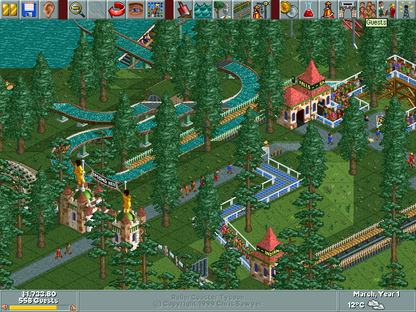 RollerCoaster Tycoon Microsoft Windows PC CD-PC Gamez USA