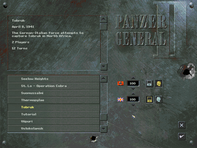 Panzer General II Microsoft Windows PC CD-PC Gamez USA