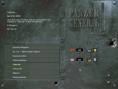 Panzer General II Microsoft Windows PC CD-PC Gamez USA